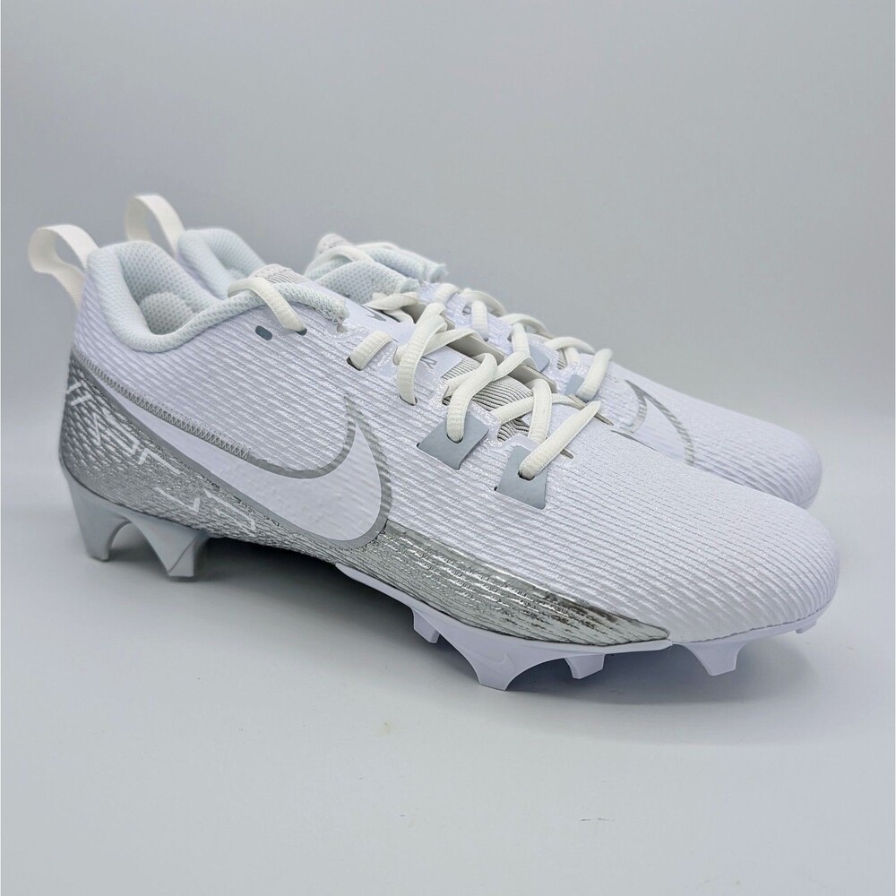 Nike Vapor Edge Speed 360 2 White Football Cleats Men's Size 9 DA5455-102